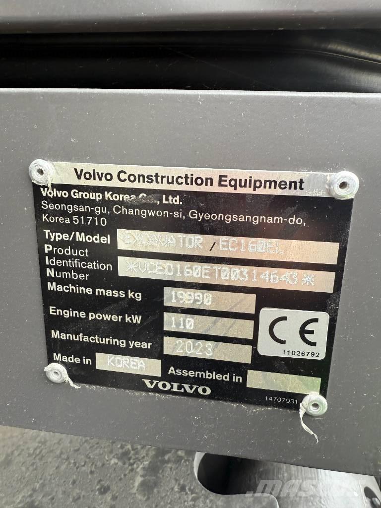 Volvo EC 160 E Excavatoare pe șenile

