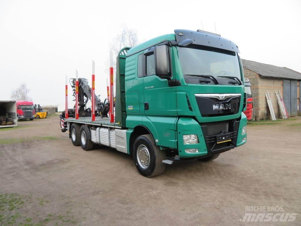 MAN TGX 33.480 Camion pentru lemne