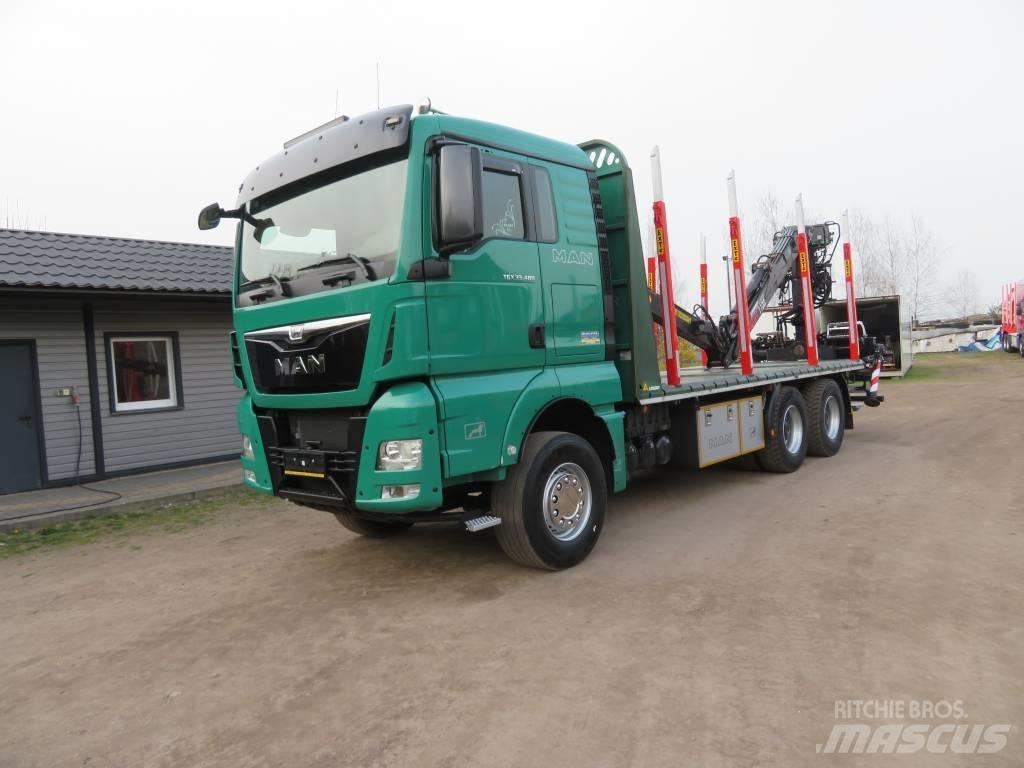 MAN TGX 33.480 Camion pentru lemne