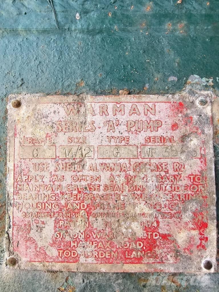 Warman pump 14/12'' Dragare