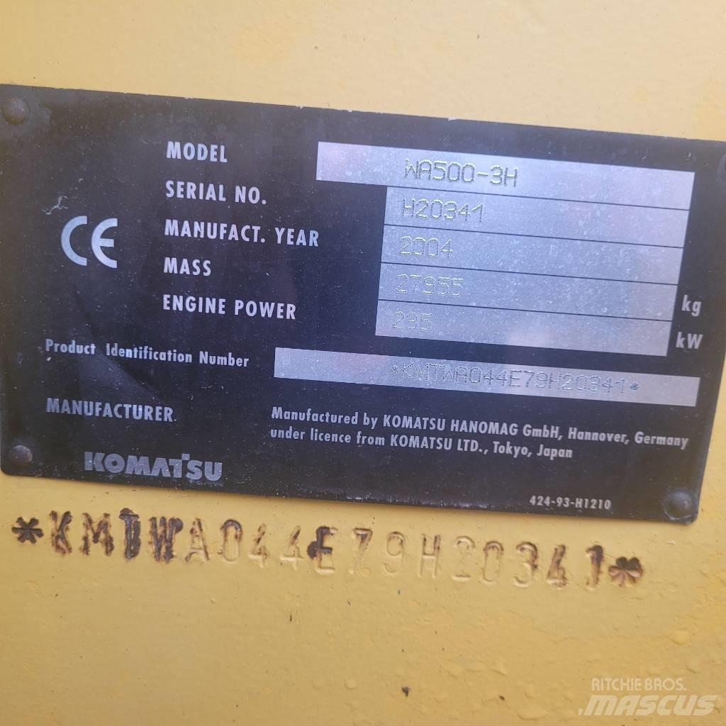 Komatsu WA500 Incarcator pe pneuri