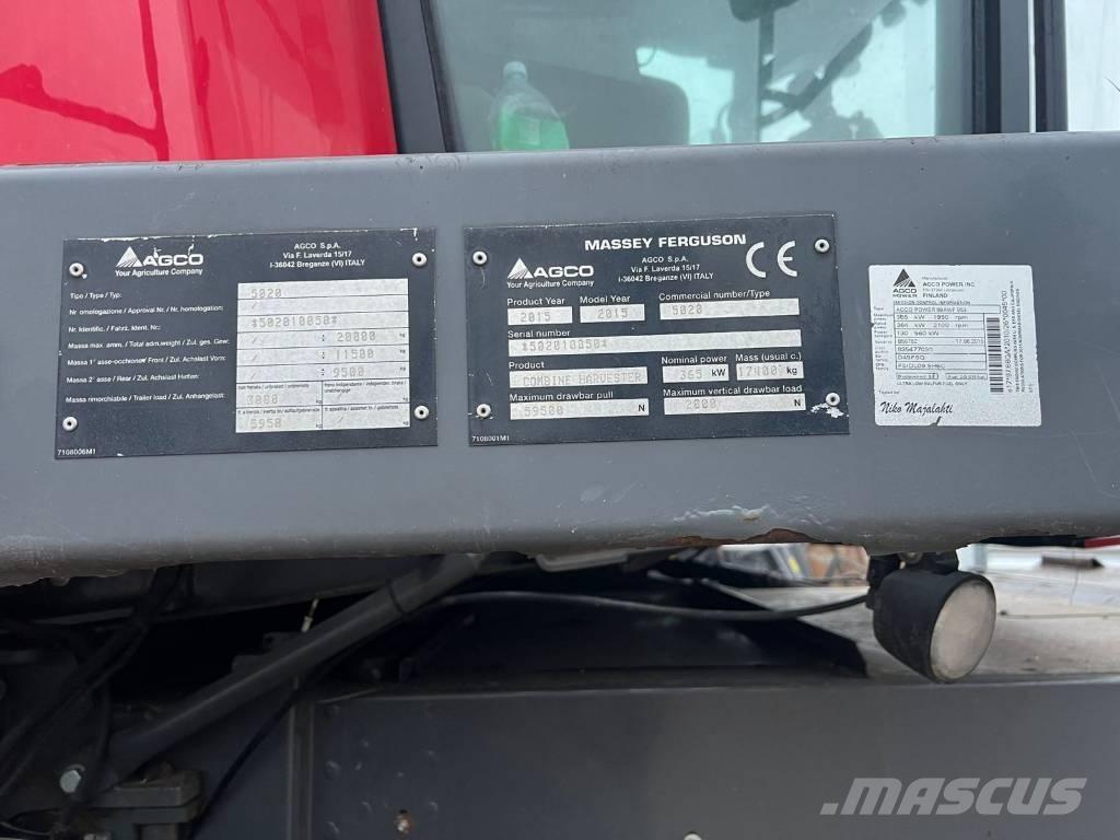 Massey Ferguson 9380 Combine de secerat