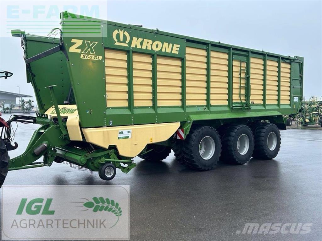 Krone zx 560 gl Grain / Silage Trailers
