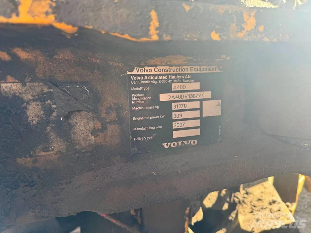Volvo A 40 D Transportoare articulate