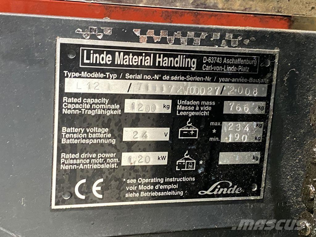 Linde L12I Transpaleta manuala