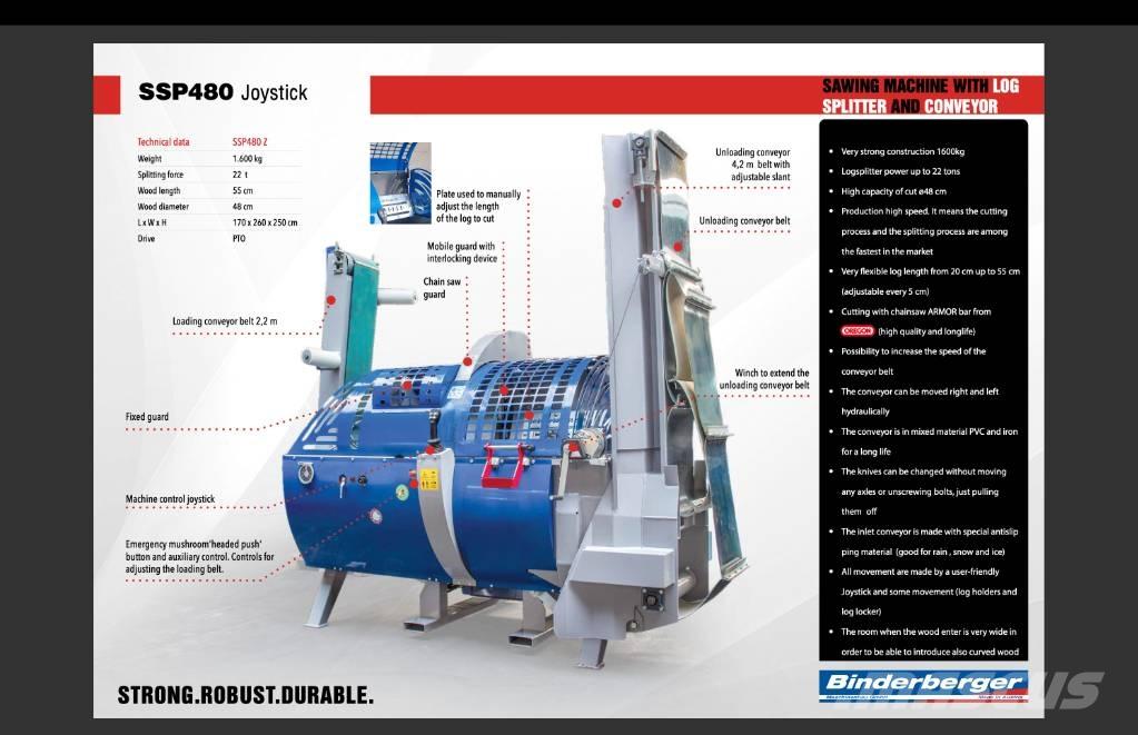 Binderberger SSP 480 Despicatoare si taietoare de lemne