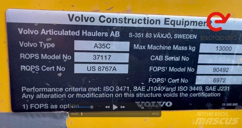 Volvo A 35 C Transportoare articulate