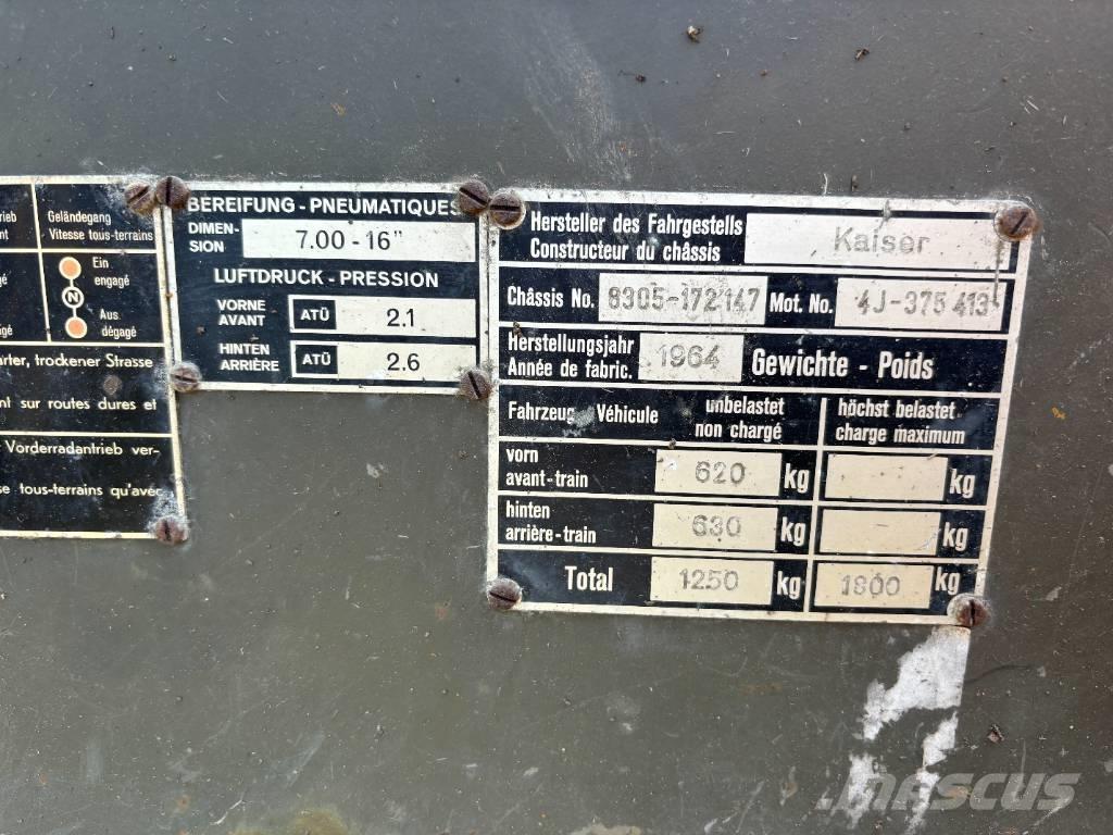 Jeep CJ 5 Kaiser Masini
