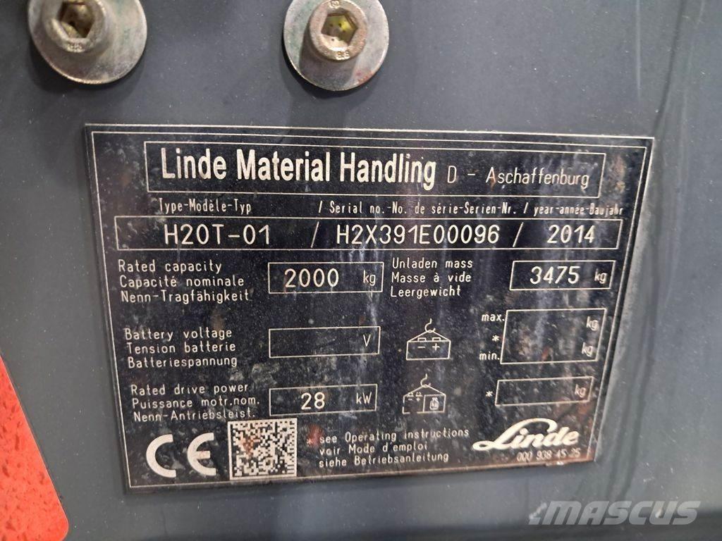 Linde H20T-01 Stivuitor GPL
