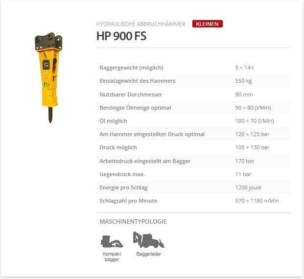 Indeco HP 900 FS Ciocane / Concasoare