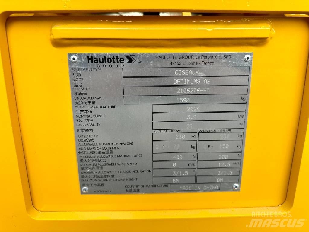 Haulotte OPTIMUM 8 Platforme foarfeca