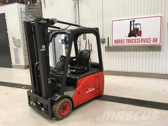Linde E 16 H - 01 Stivuitor electric