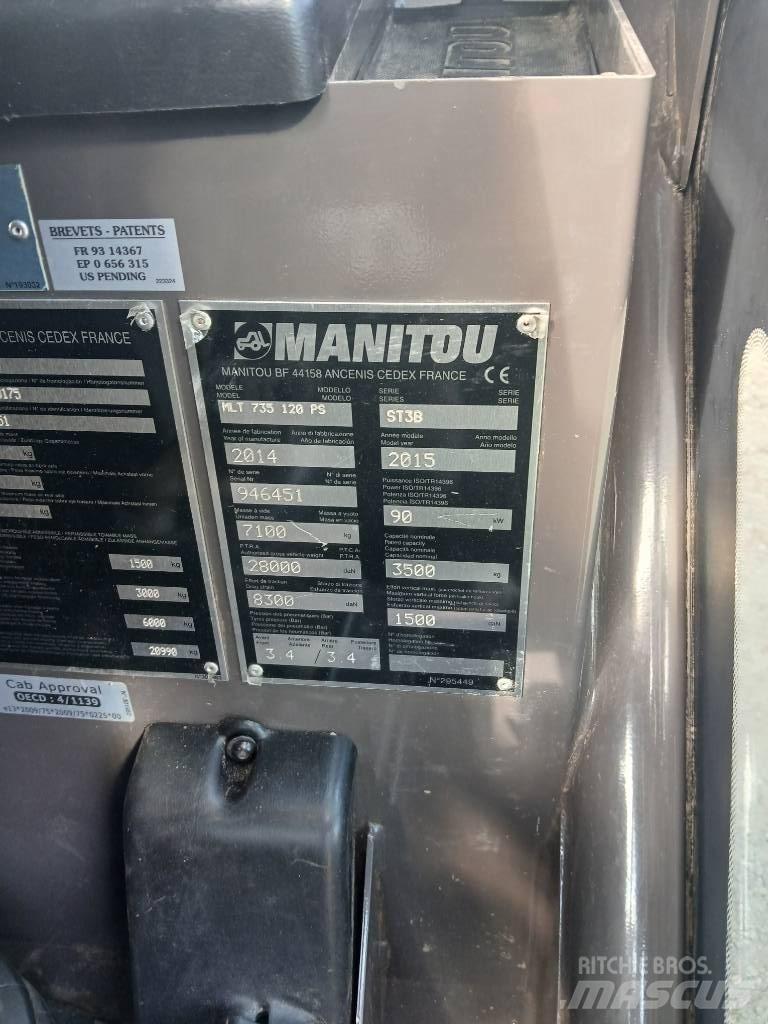 Manitou MLT 735-120 Manipulatoare agricole