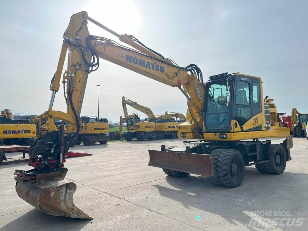 Komatsu PW 148-11 Excavatoare cu roti