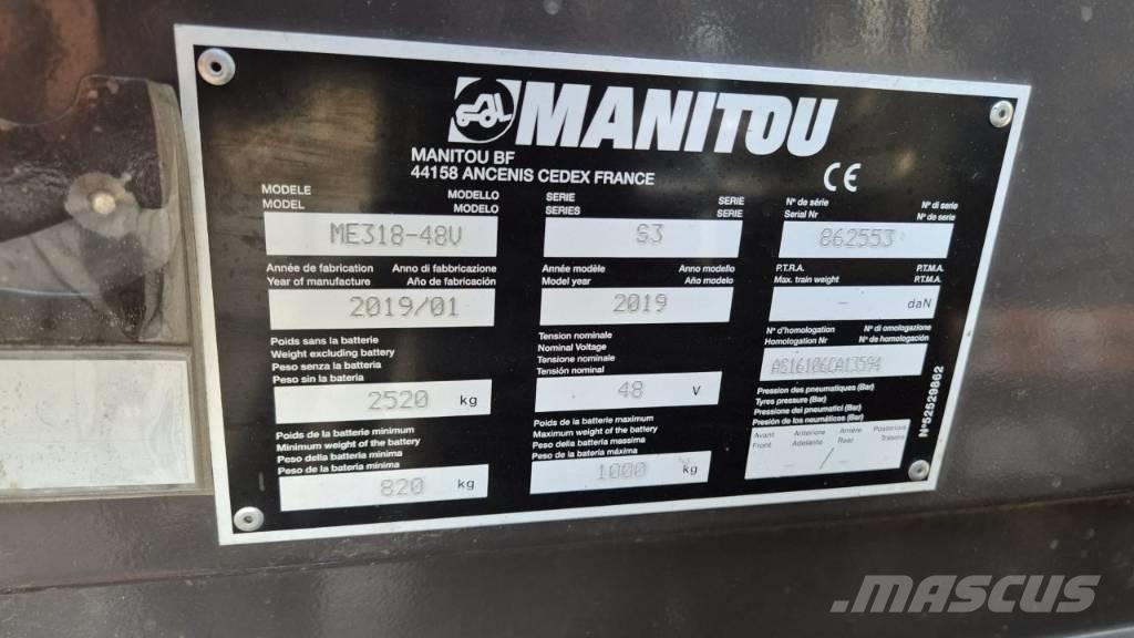 Manitou ME 318 Stivuitor electric