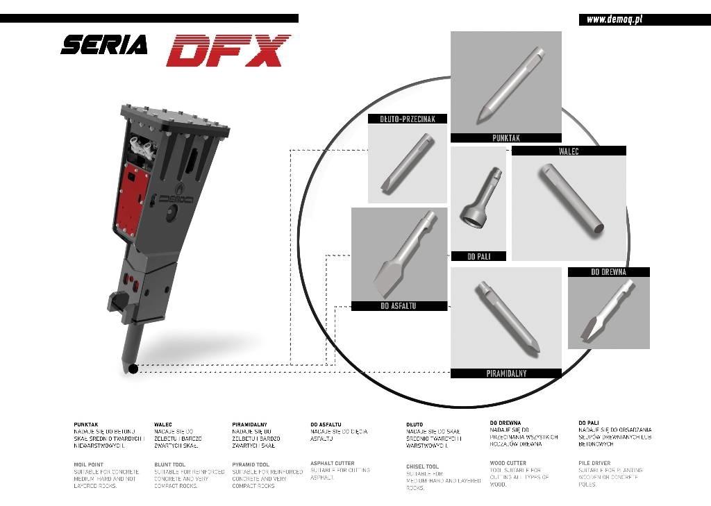  DEMOQ DFX5000 Ciocane / Concasoare