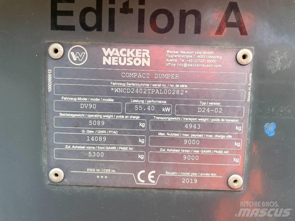 Wacker Neuson DV 90 Minitractor de teren