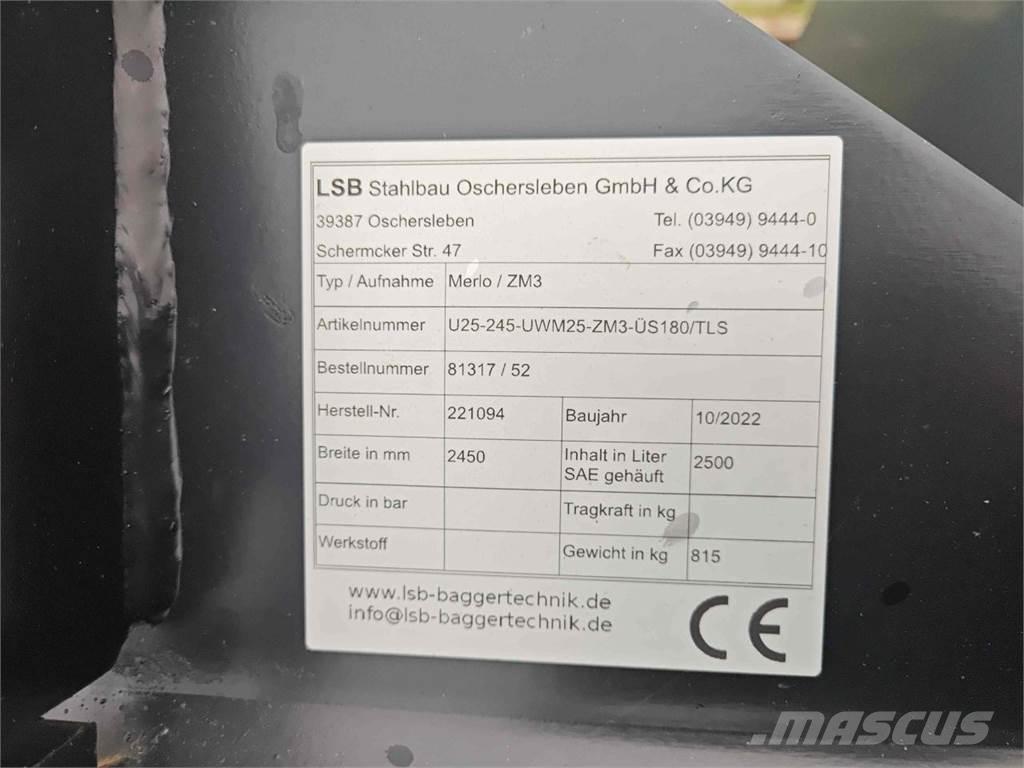 LSB U25-245 Accesorii încarcatoare frontale