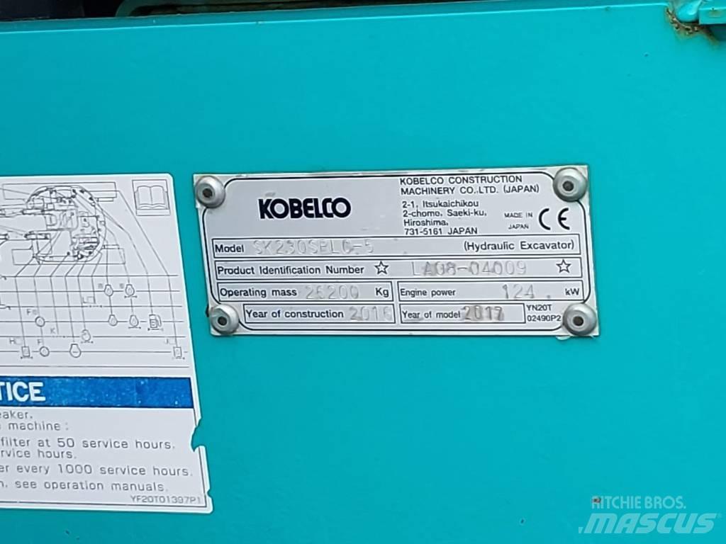 Kobelco SK230SRLC-5 Excavatoare pe șenile
