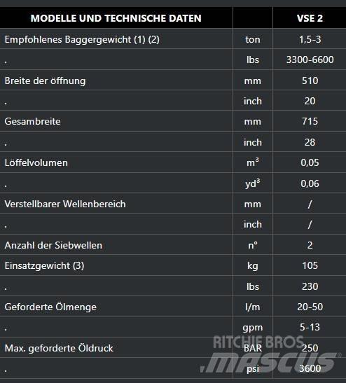 Simex VSE2 Mini excavatoare < 7t