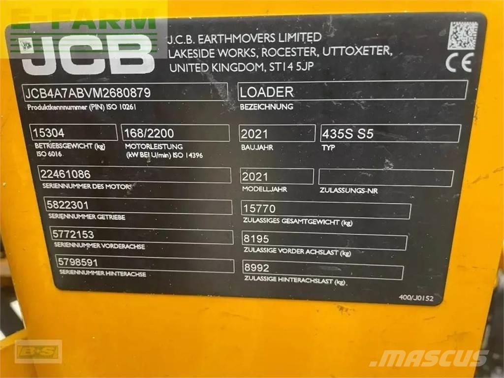 JCB 435s s5 Mini excavatoare < 7t
