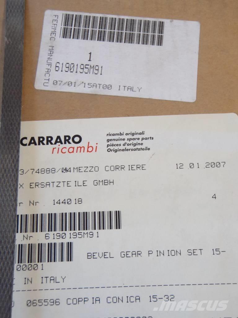 Carraro Baggerlader Transmisie