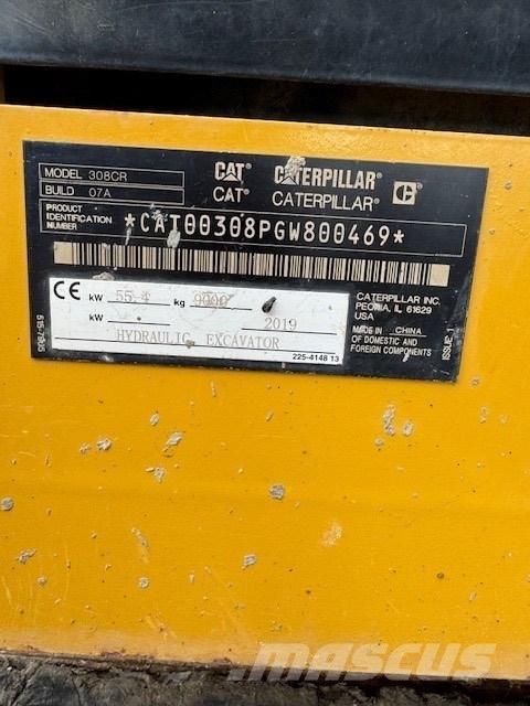 CAT 308 CR Excavatoare 7t - 12t