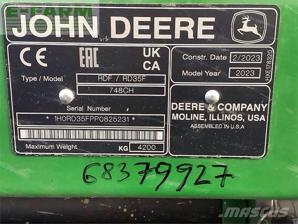 John Deere s 780 Combine de secerat
