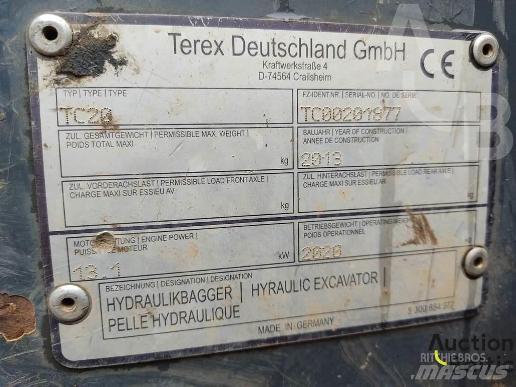 Terex TC 20 Mini excavatoare < 7t