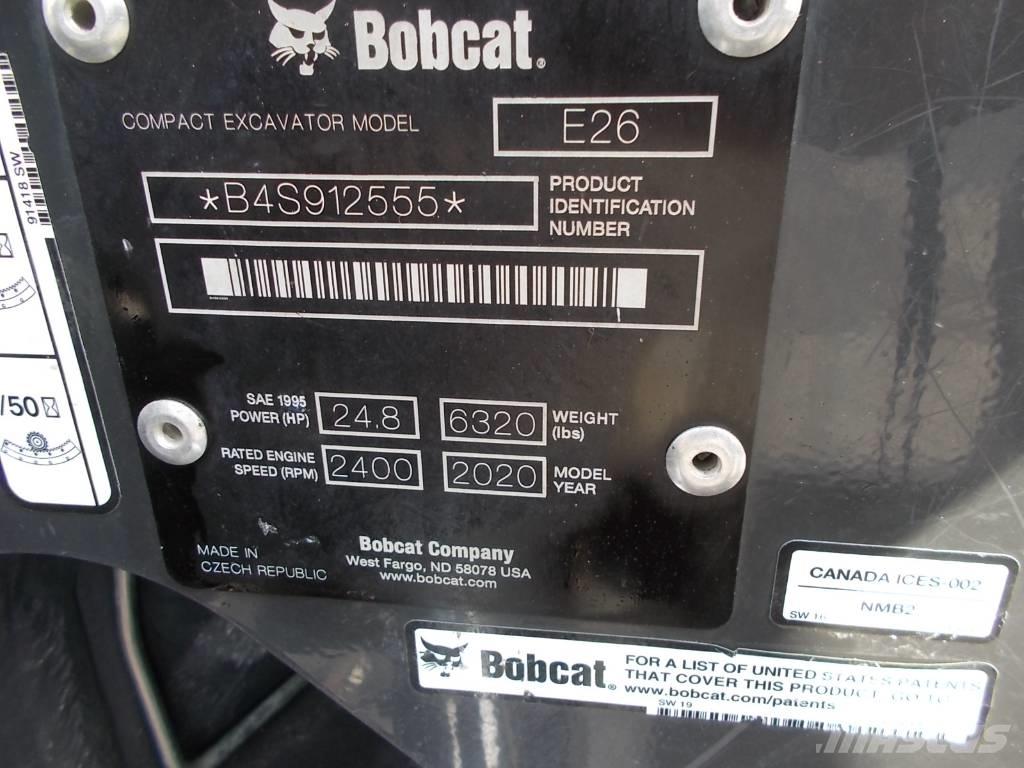 Bobcat E26GM Mini excavatoare < 7t