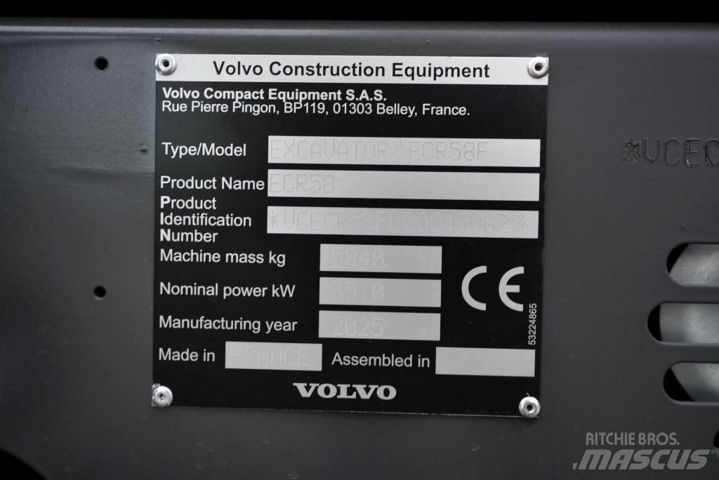 Volvo ECR 58 F Mini excavatoare < 7t