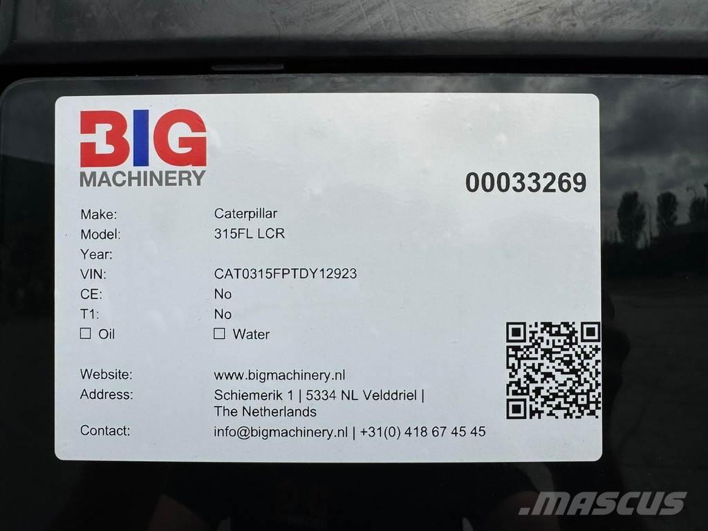 CAT 315F LCR Excavatoare pe șenile
