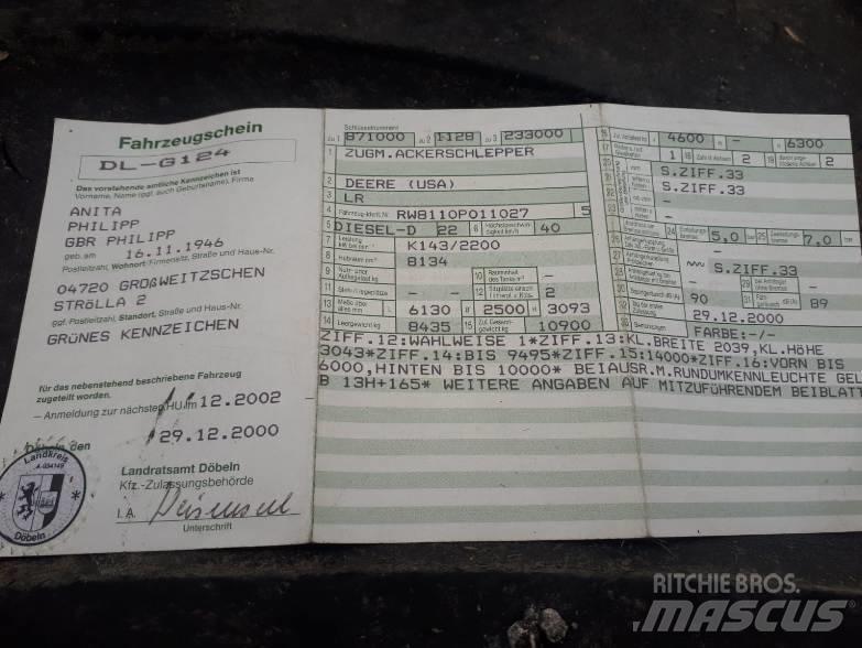 John Deere 8110 Tractoare