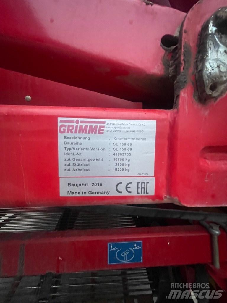 Grimme SE 150-60 Recoltatoare de cartofi