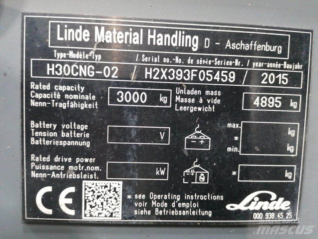 Linde H30T-02 Stivuitor GPL