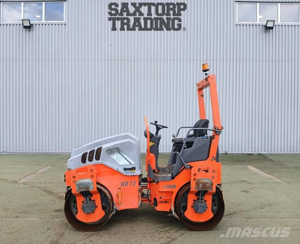 Hamm HD12 VV, Vält Cilindri compactori dubli