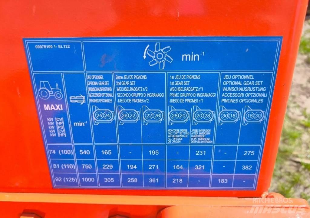 Kuhn EL 122-250 Grapa si pluguri rotative