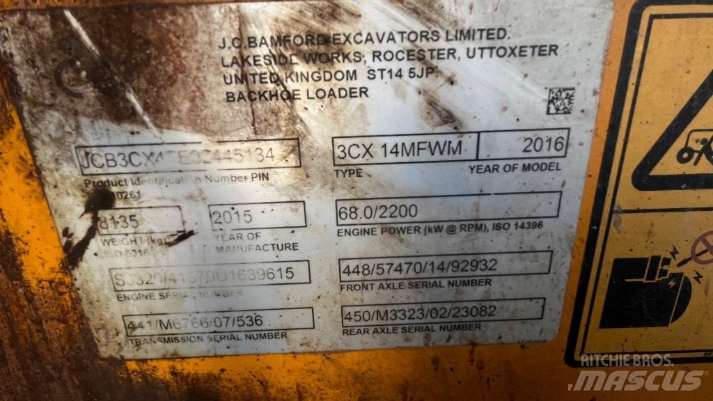 JCB 3 CX Buldoexcavatoare
