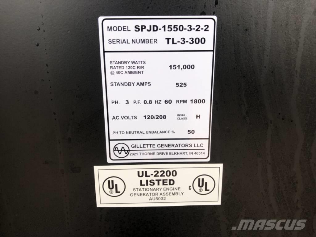  GILLETTE  SPJD-1550 Generatoare Diesel