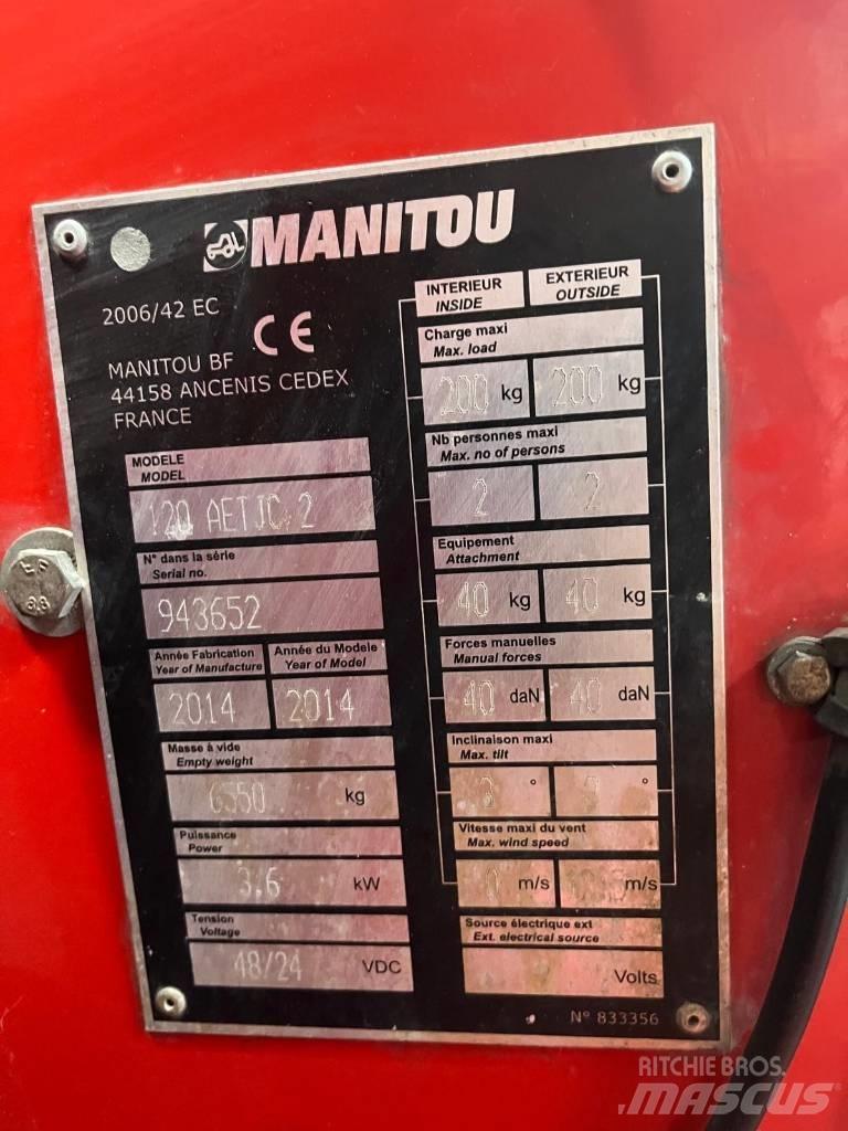 Manitou 120 AET JC Nacele cu brat articulat