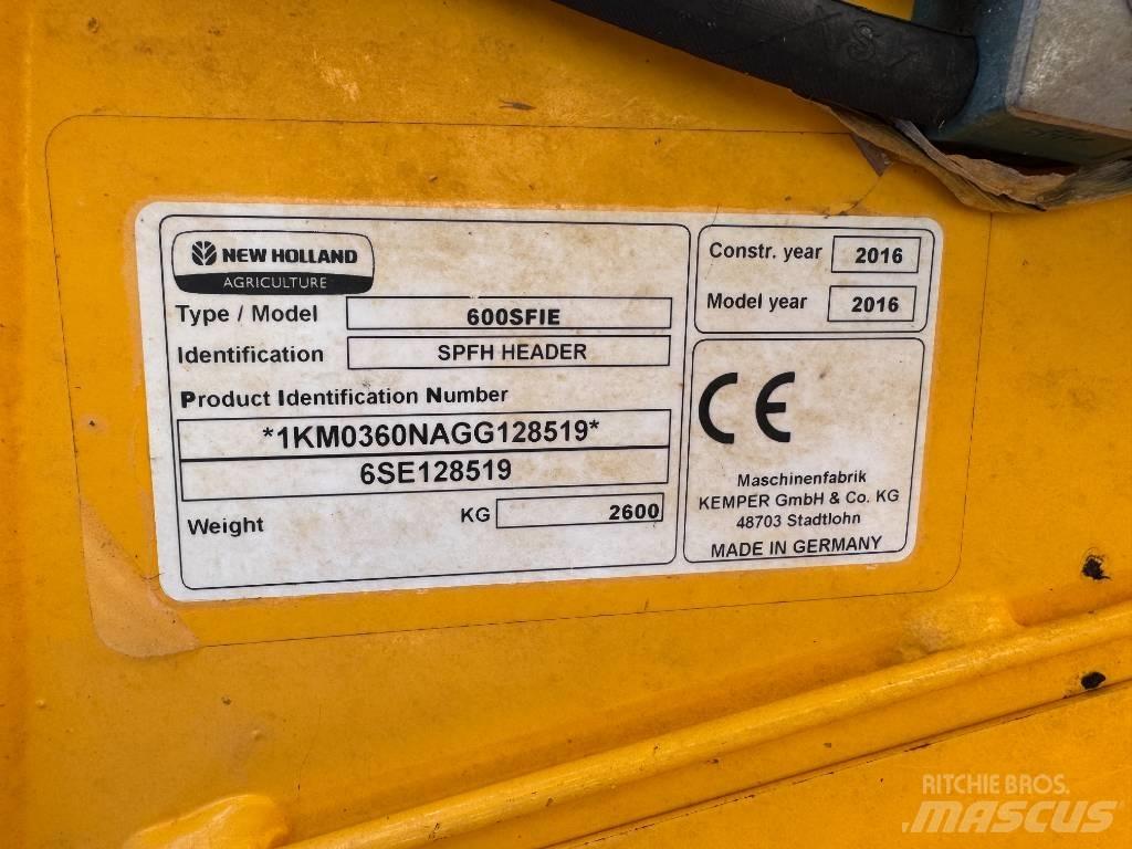 Kemper 600 SFIE Combine capete pentru culegatoare