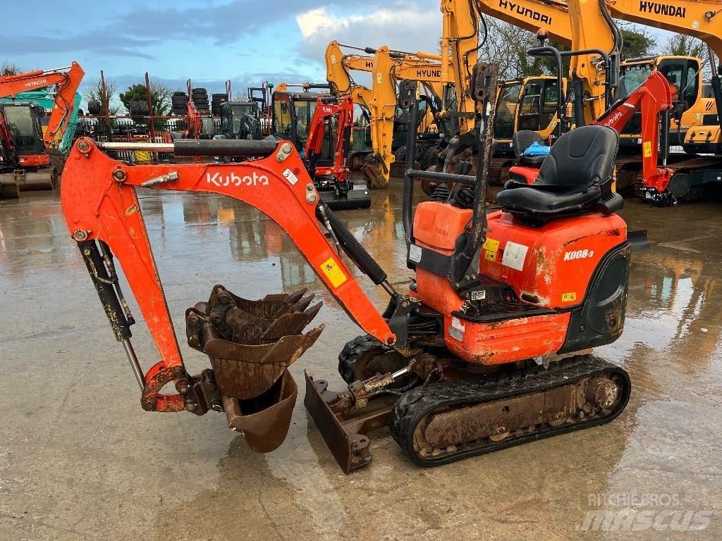 Kubota K 008-3 Mini excavatoare < 7t