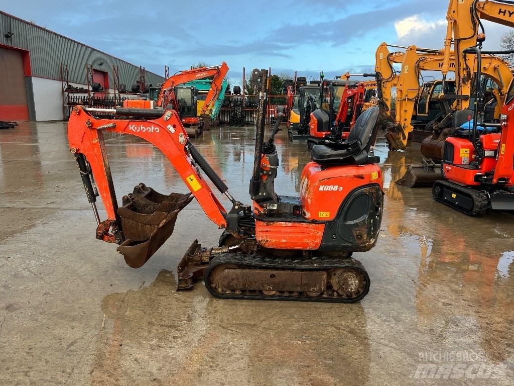Kubota K 008-3 Mini excavatoare < 7t
