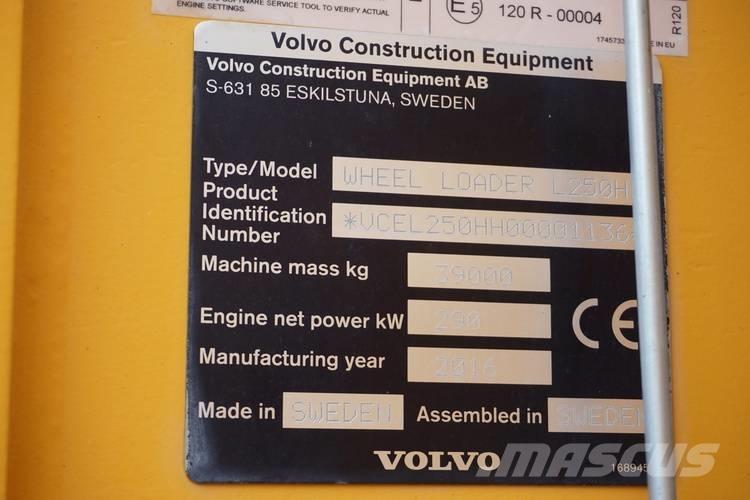 Volvo L250H Incarcator pe pneuri