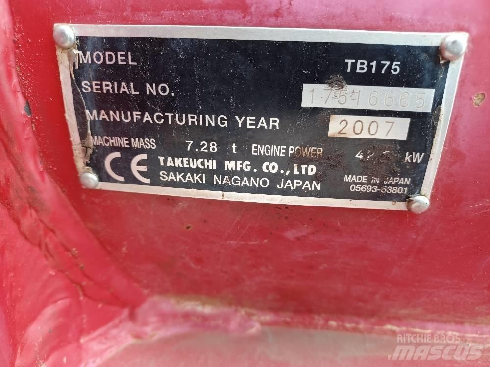 Takeuchi TB175 Excavatoare 7t - 12t