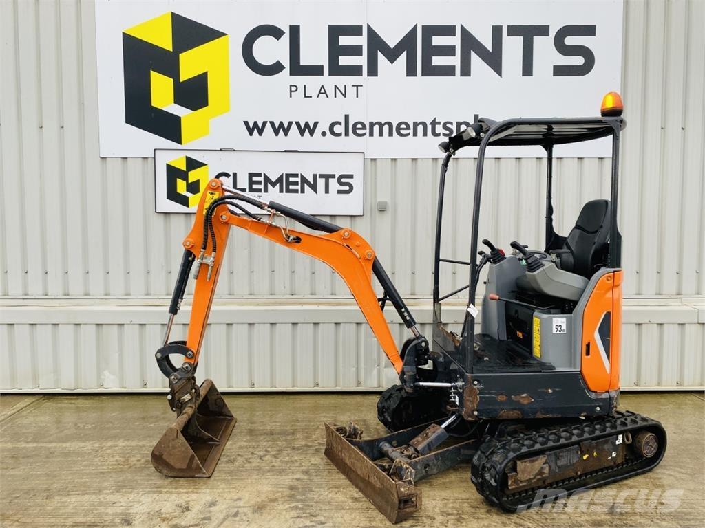 Doosan DX17Z Mini excavatoare < 7t