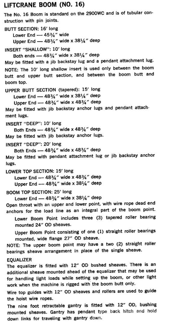 Manitowoc  Brate si cilindri