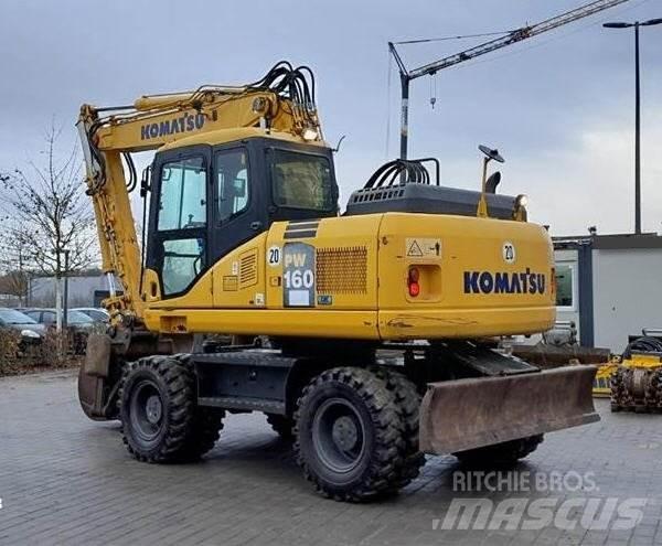 Komatsu PW 160-7E0 Excavatoare cu roti