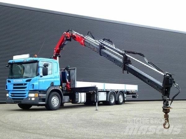 Scania P320 + Effer Camioane cu macara