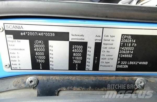 Scania P320 + Effer Camioane cu macara